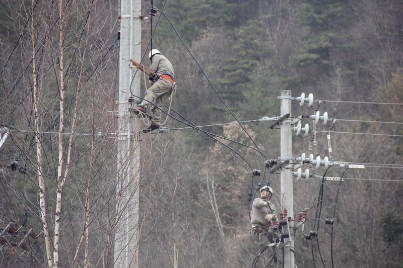 陜西地電留壩供電分公司：實(shí)施農(nóng)石線、索道線分網(wǎng)改造