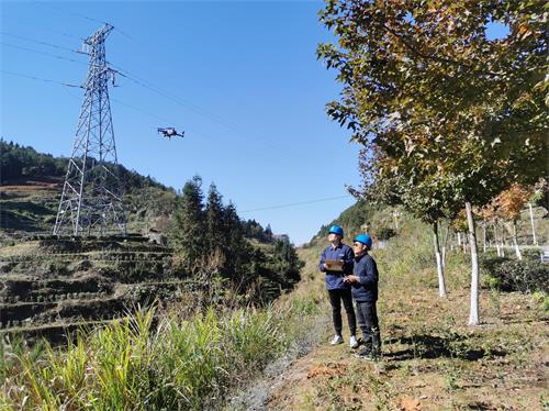 國網壽寧縣供電公司無人機巡檢線路助力迎峰度冬