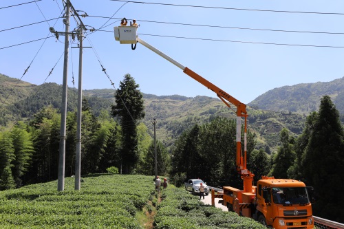 國(guó)網(wǎng)壽寧縣供電公司：高溫帶電作業(yè) 保障居民用電